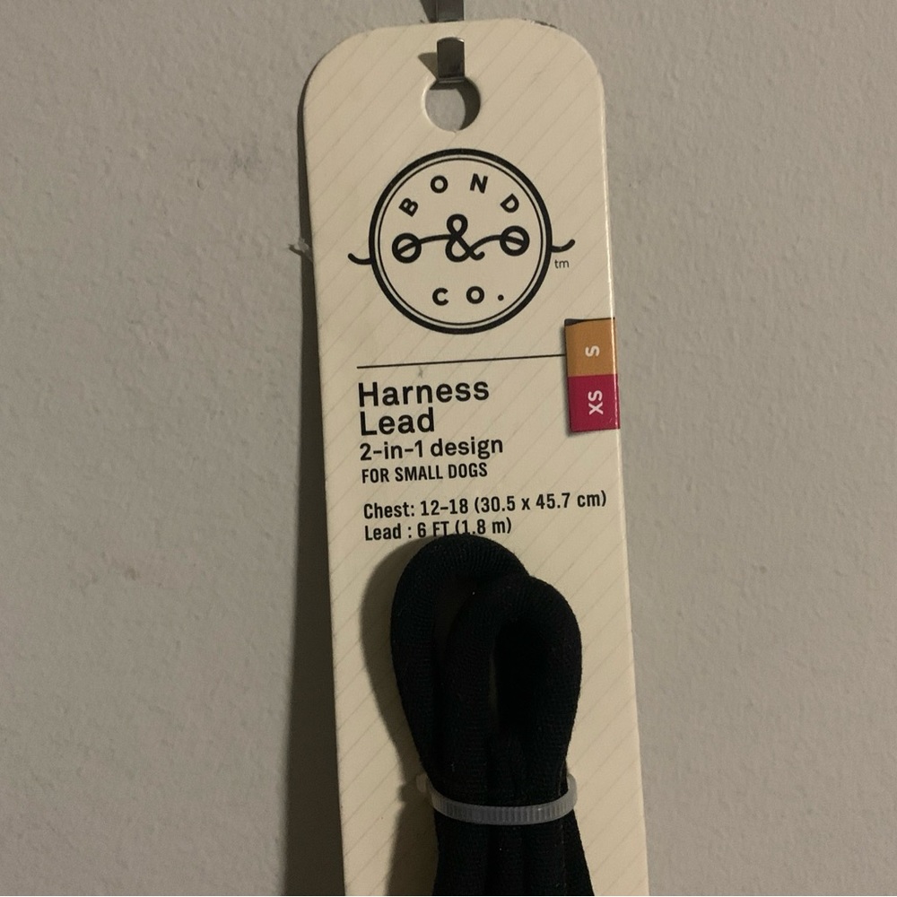 Bond & Co. 2-in-1 Dog Harness & Lead 6 FT Size Small (12-18” Chest) New - Picture 2 of 5